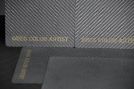 Professional haircolor boards made from carbon