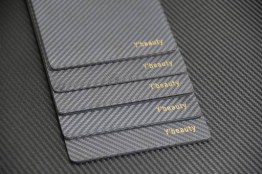 Professional haircolor boards made from carbon